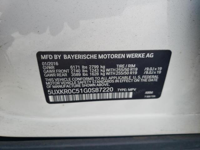 5UXKR0C51G0S87220 BMW X5 Xdrive35i