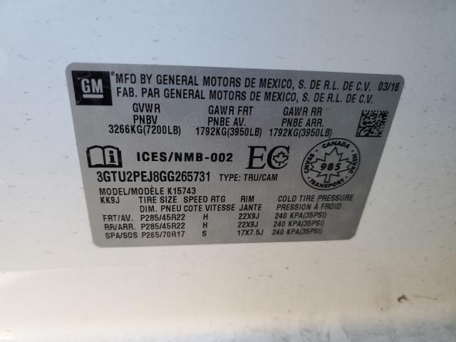 3GTU2PEJ8GG265731 GMC Sierra K1500 Denali