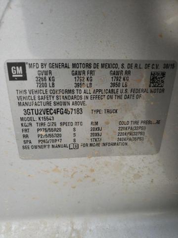 3GTU2VEC4FG457183 GMC Sierra K1500 Slt