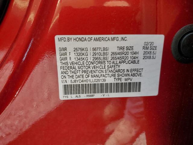 5J8YD4H01LL025139 Acura MDX A-SPEC