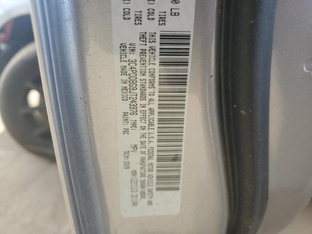 3C4PDDBG9JT243976 Dodge Journey Sxt