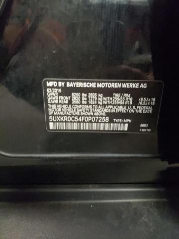 5UXKR0C54F0P07258 BMW X5 Xdrive35i