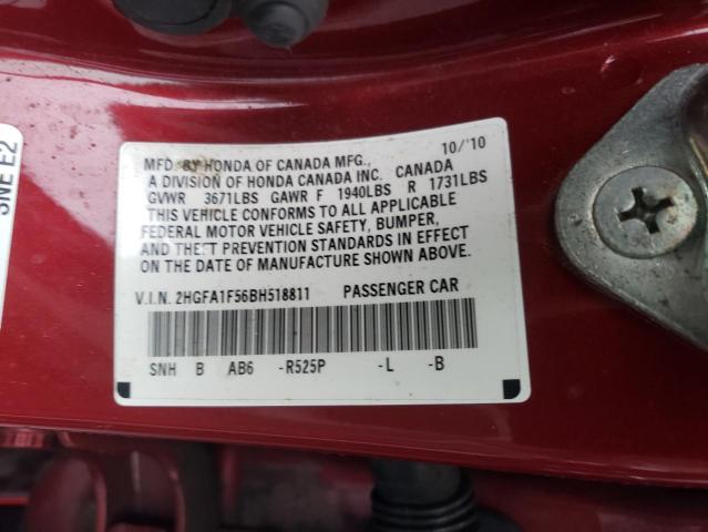 2HGFA1F56BH518811 Honda Civic Lx