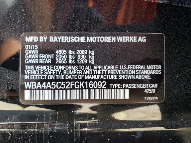 WBA4A5C52FGK16092 BMW 428 I Gran Coupe