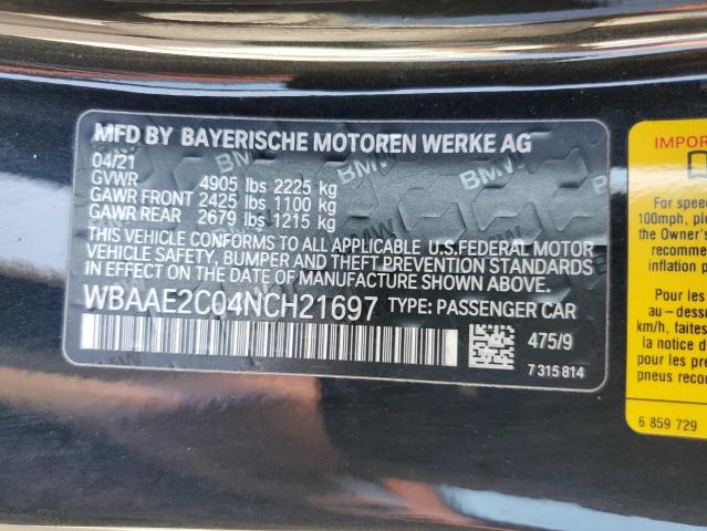 WBAAE2C04NCH21697 BMW 840i