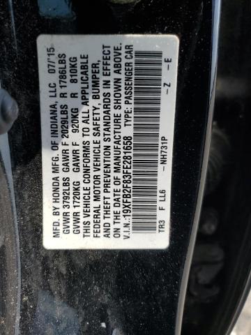 19XFB2F83FE281658 Honda CIVIC EX