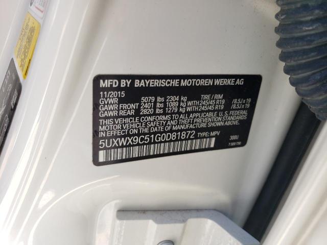 5UXWX9C51G0D81872 BMW X3 Xdrive28i