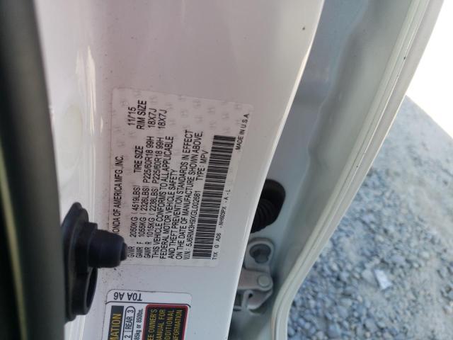 5J6RM3H9XGL002681 Honda Cr-v Touring