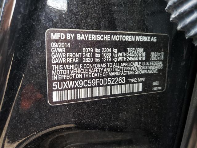 5UXWX9C59F0D52263 BMW X3 Xdrive28i