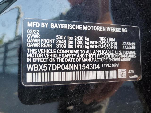 WBX57DP04NN154304 BMW X3 Xdrive30i