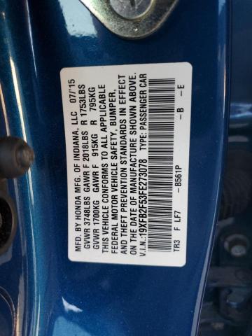 19XFB2F53FE273078 Honda Civic Lx