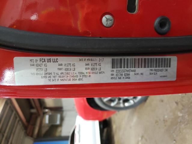 2C3CDZGG7HH574440 Dodge Challenger Gt