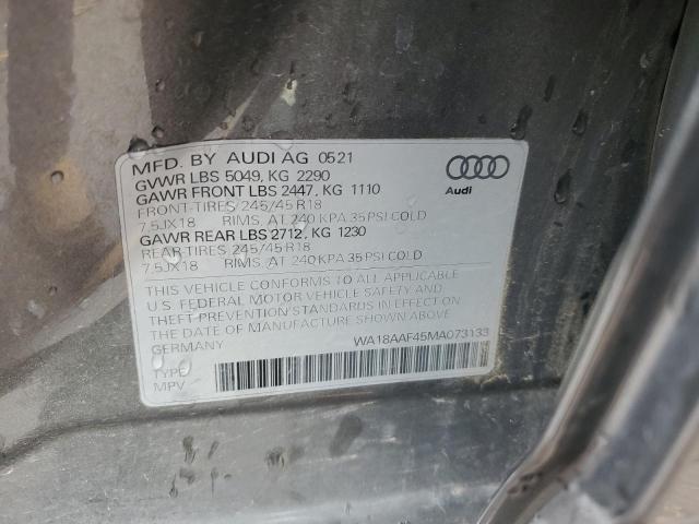 WA18AAF45MA073133 Audi A4 Allroad Premium Plus