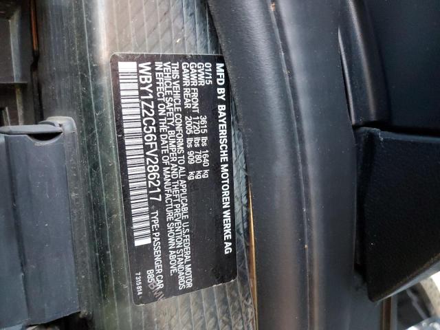 WBY1Z2C56FV286217 BMW I3 Bev