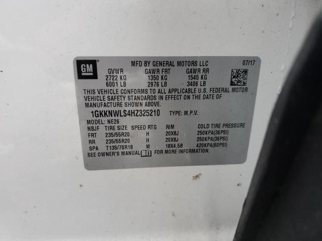 1GKKNWLS4HZ325210 GMC Acadia Slt-2