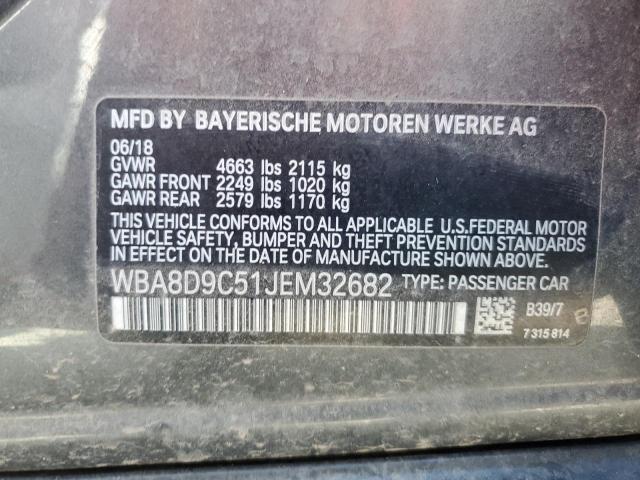 WBA8D9C51JEM32682 BMW 330 XI