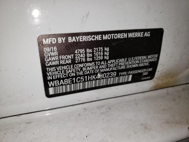 WBA8E1C51HK480239 BMW 330e