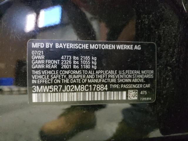3MW5R7J02M8C17884 BMW 330XI