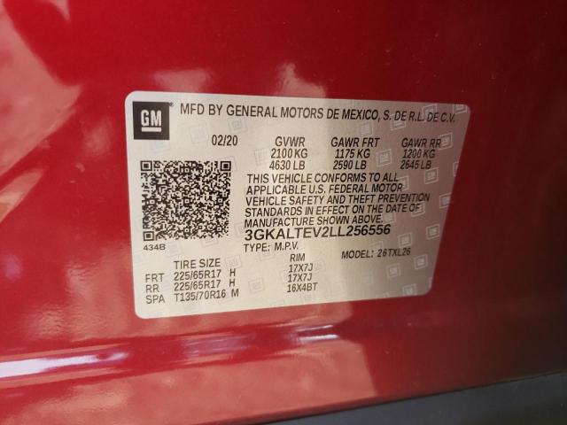 3GKALTEV2LL256556 GMC Terrain Sle