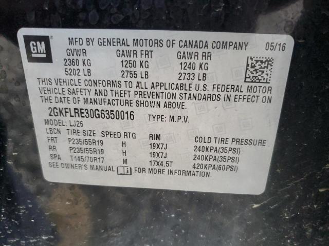 2GKFLRE30G6350016 GMC Terrain Denali
