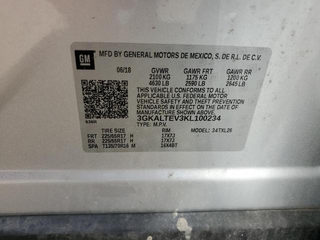 3GKALTEV3KL100234 GMC Terrain Sle