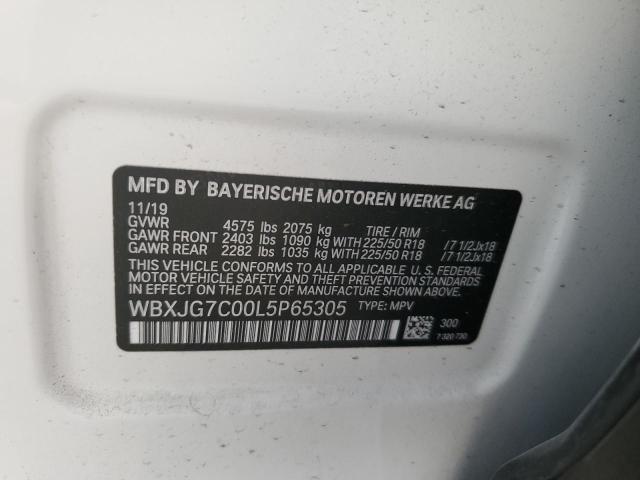 WBXJG7C00L5P65305 BMW X1 Sdrive28i