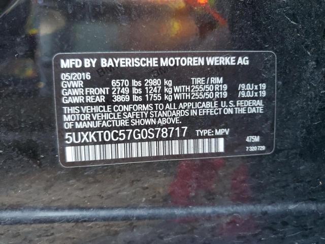 5UXKT0C57G0S78717 BMW X5 Xdr40e