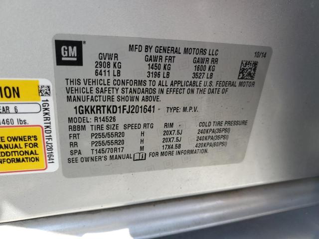 1GKKRTKD1FJ201641 GMC Acadia Denali