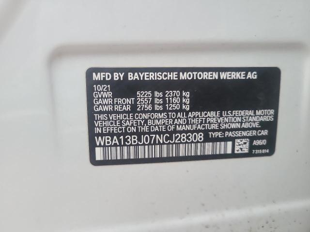 WBA13BJ07NCJ28308 BMW 530 XI