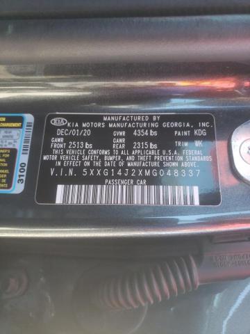 5XXG14J2XMG048337 KIA K5 LXS