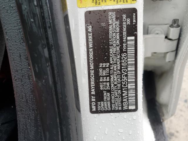 WBAVM1C55FV316526 BMW X1 Sdrive28i