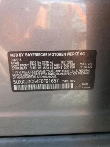 5UXKU0C54F0F91657 BMW X6 Sdrive35i