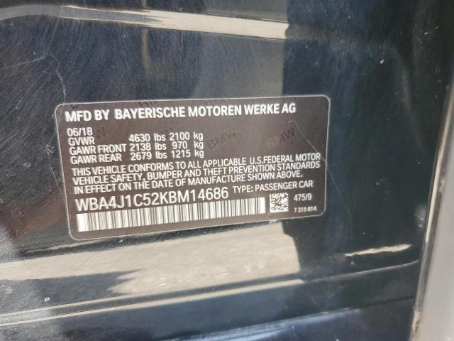 WBA4J1C52KBM14686 BMW 430i Gran Coupe