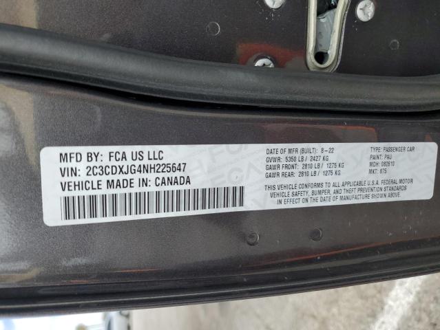 2C3CDXJG4NH225647 Dodge Charger Sxt