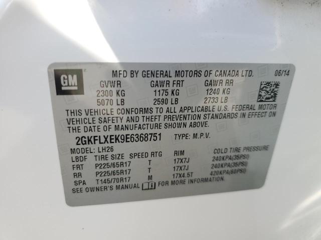2GKFLXEK9E6368751 GMC Terrain Slt