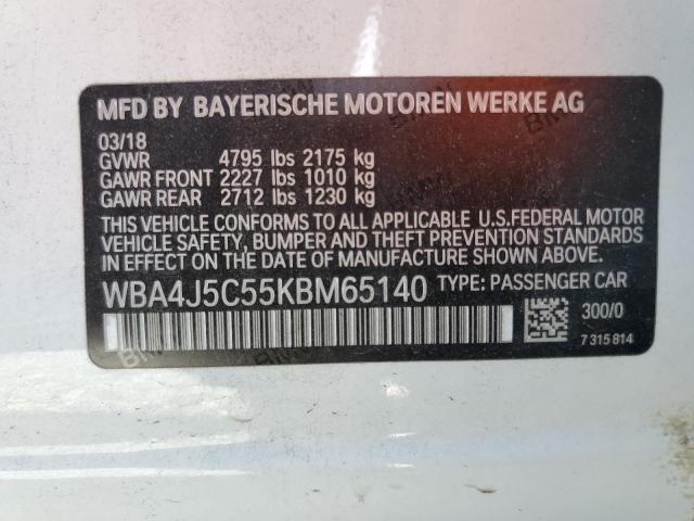 WBA4J5C55KBM65140 BMW 440i Gran Coupe