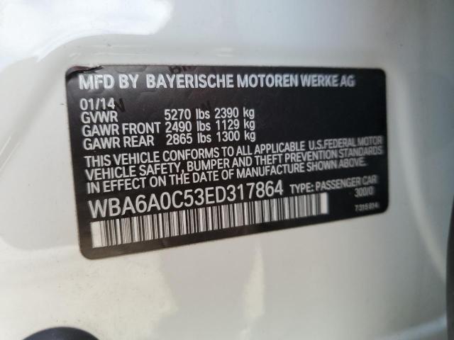 WBA6A0C53ED317864 BMW 640 I Gran Coupe