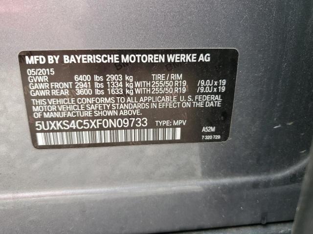 5UXKS4C5XF0N09733 BMW X5 Xdrive35d