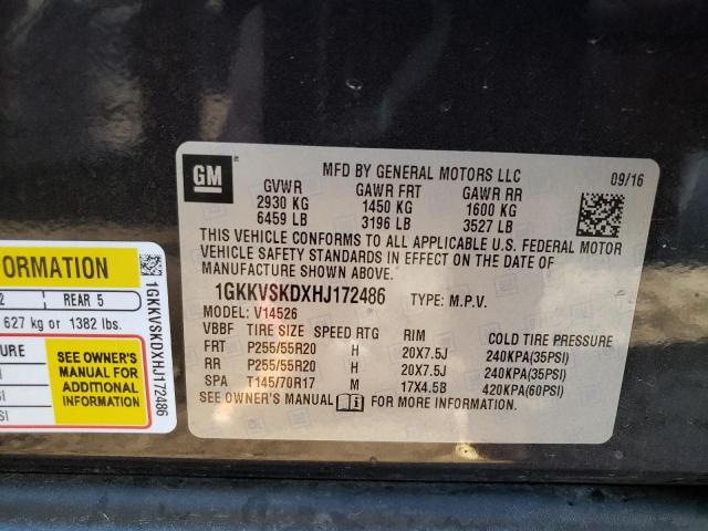 1GKKVSKDXHJ172486 GMC Acadia Limited Slt-2
