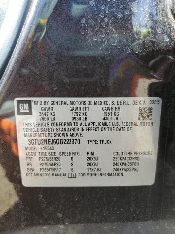 3GTU2NEJ6GG223370 GMC Sierra K1500 Slt