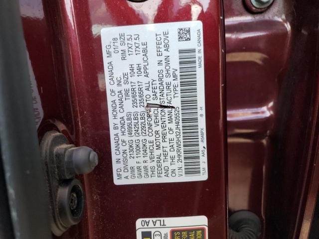 2HKRW5H32JH405525 Honda CR-V LX