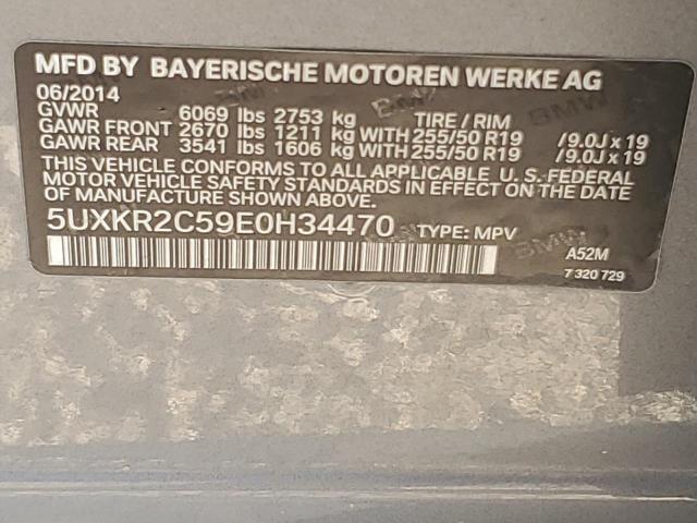 5UXKR2C59E0H34470 BMW X5 Sdrive35i