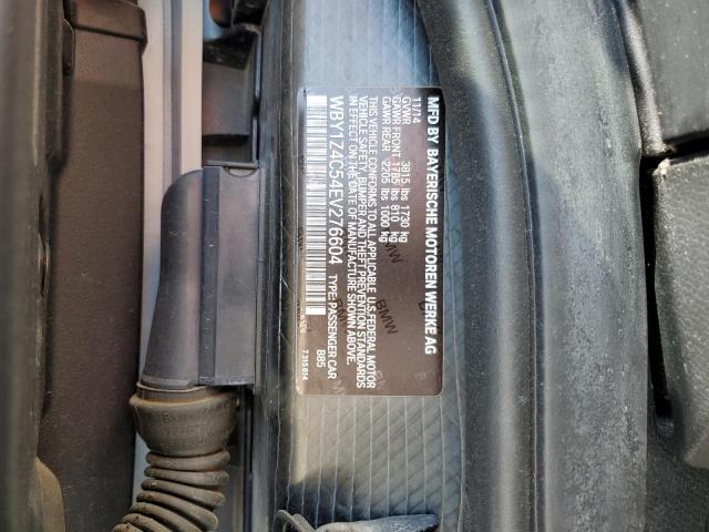 WBY1Z4C54EV276604 BMW I3 REX