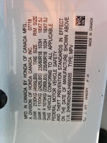 2HKRW2H85JH665055 Honda CR-V EXL