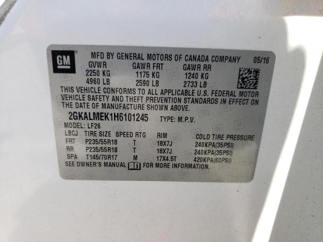 2GKALMEK1H6101245 GMC Terrain Sle