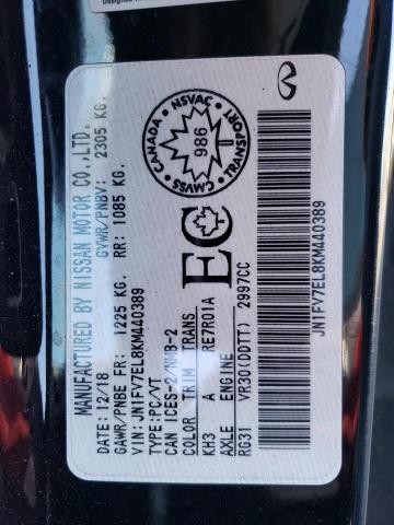JN1FV7EL8KM440389 Infiniti Q60 Red Sport 400