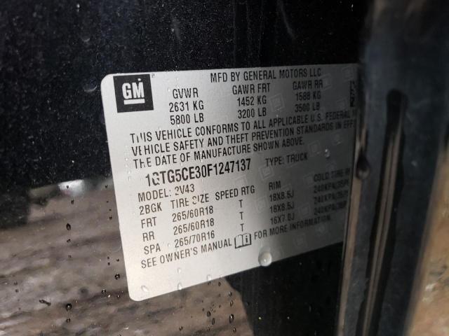 1GTG5CE30F1247137 GMC CANYON SLT