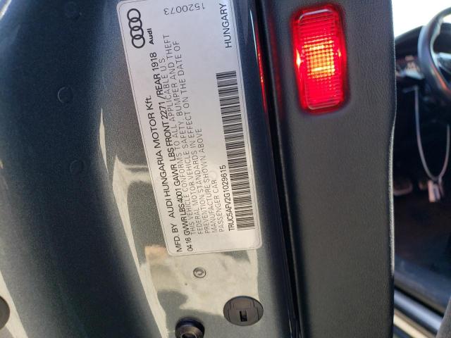 TRUC5AFV2G1029615 Audi TT