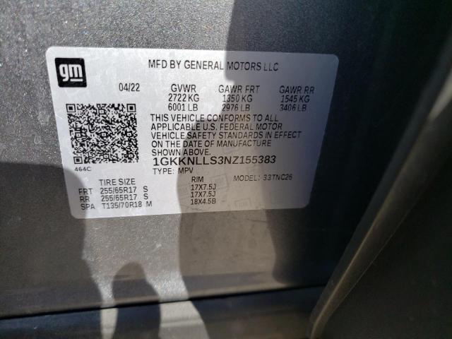 1GKKNLLS3NZ155383 GMC Acadia At4