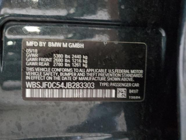 WBSJF0C54JB283303 BMW M5